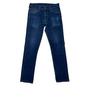 Levis 511 men blue jeans straight legs size 30